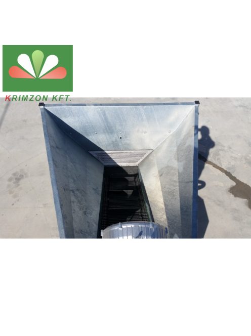 KWM-50 gép célja a zöldségek vizes garatban történő fogadása