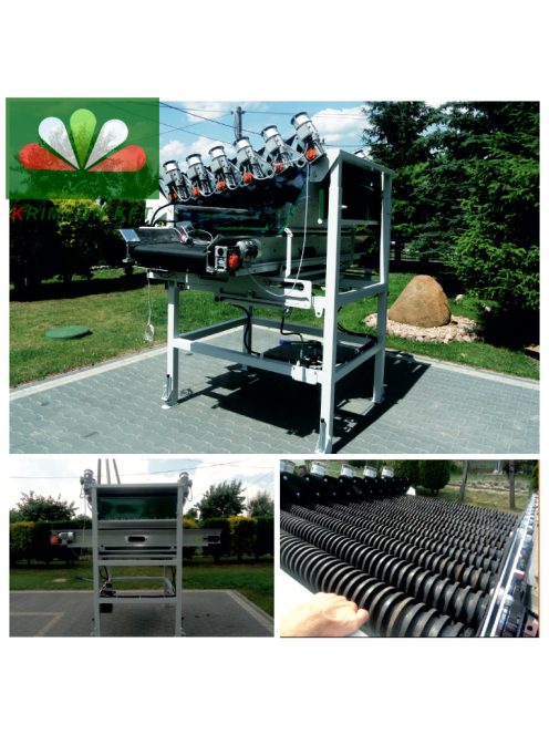 SRC 12.120 válogatógépet a zöldségek átmérőjük szerinti válogatására tervezték